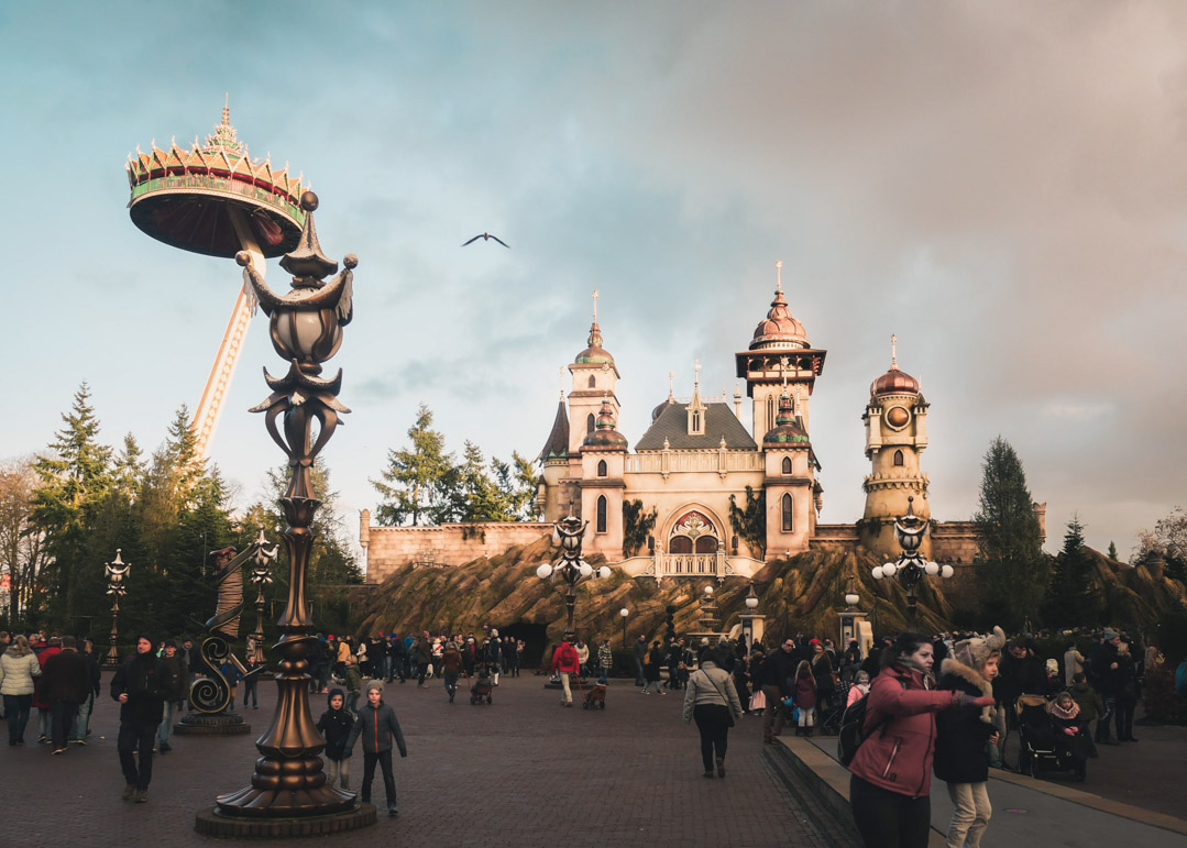 Efteling theme park Pagode Observatory Tower and castle